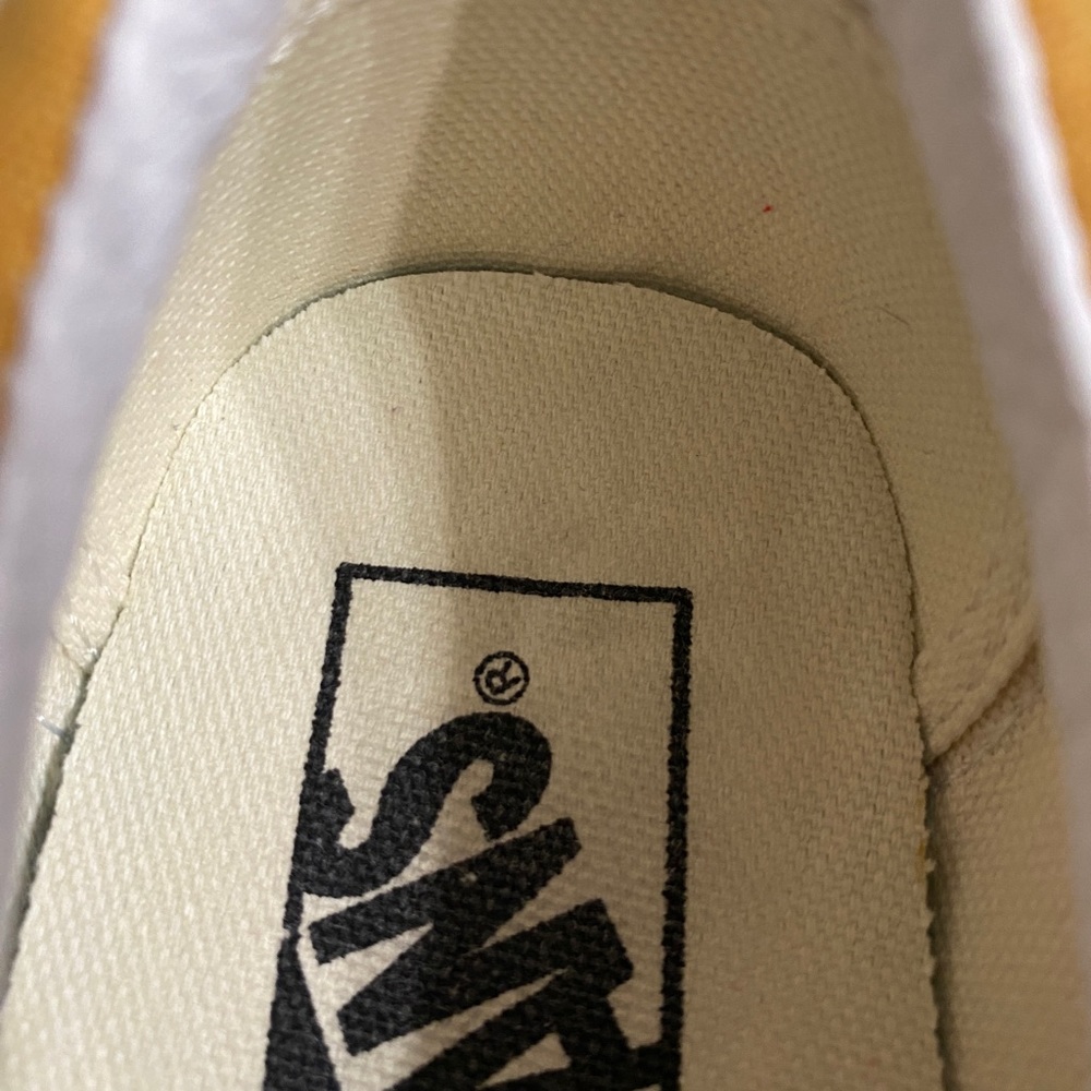 Vans - Classic Slip-On (Checkerboard) Ochre/True US Men’s Size 4, US Women’s 5.5 - Picture 10 of 10